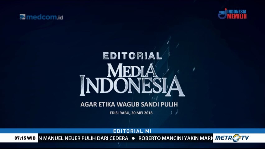 Agar Etika Wagub Sandi Pulih