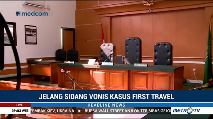 Sidang Vonis Kasus First Travel Digelar Hari Ini