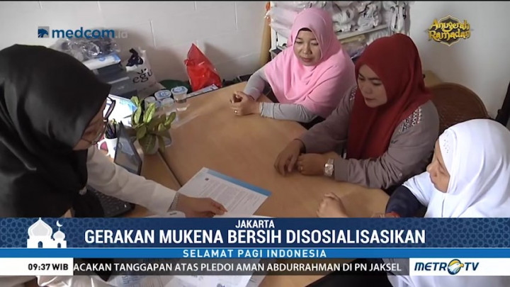 Mengintip Kegiatan Komunitas Gerakan Mukena Bersih