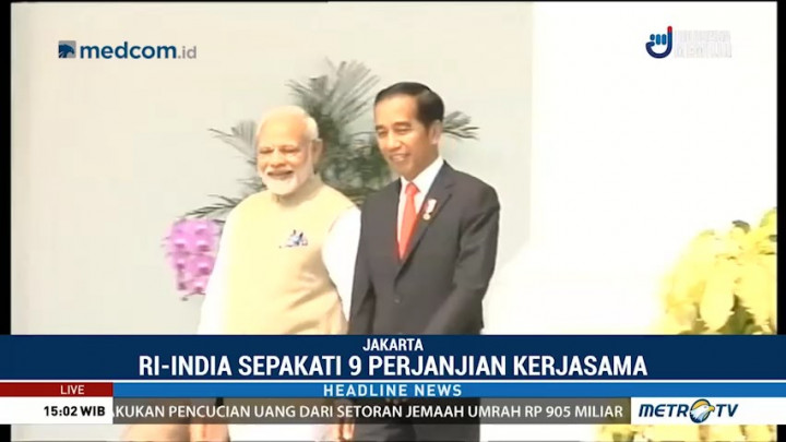 Pertemuan RI-India Hasilkan Sembilan Kesepakatan