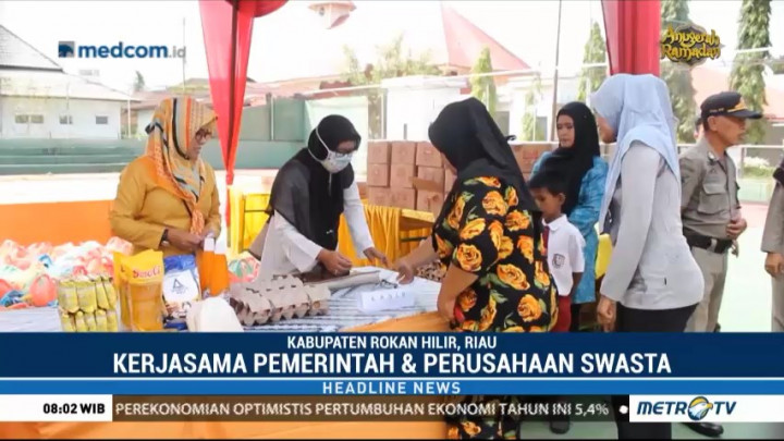 Pemkab Rokan Hilir Gelar Operasi Pasar Murah