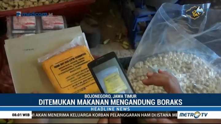 Satgas Pangan Bojonegoro Razia Makanan Mengandung Boraks