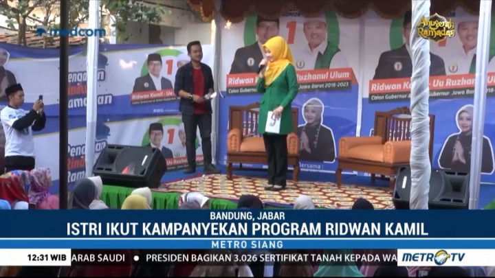 Atalia Ikut Kampanyekan Program Ridwan Kamil