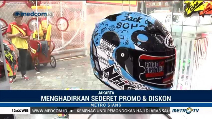 Berburu Helm di Jakarta Fair 2018