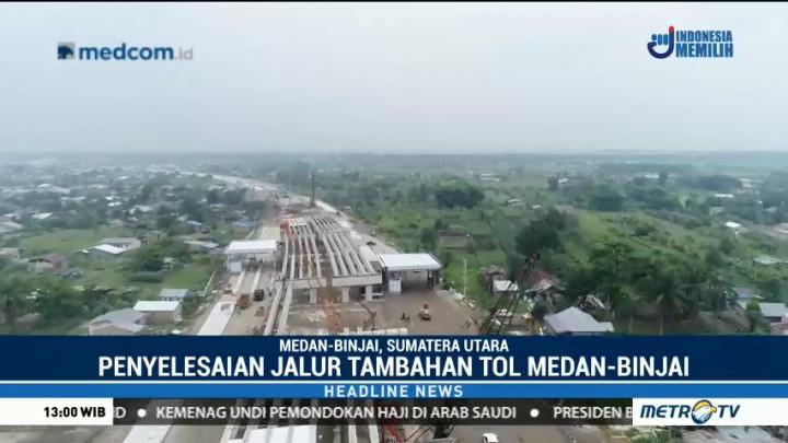 Pengerjaan Tol Medan-Binjai Dikebut Jelang Arus Mudik