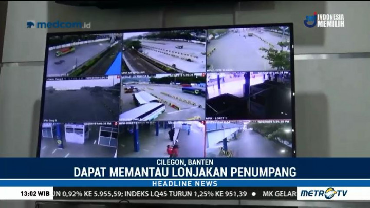 Ratusan CCTV akan Dipasang di Pelabuhan Merak