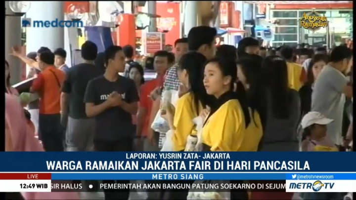 Libur Panjang, Warga Serbu Jakarta Fair 2018