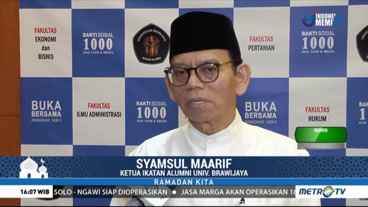 Ikatan Alumni Universitas Brawijaya Buka Puasa Bersama Anak Yatim dan Duafa