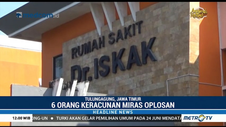 Satu Korban Miras Oplosan di Tulungagung Meninggal