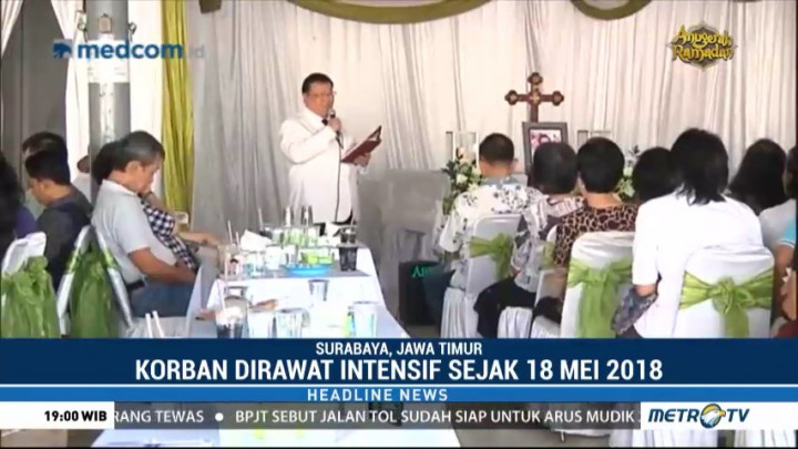 Korban Meninggal Bom Gereja Surabaya Bertambah Satu Orang