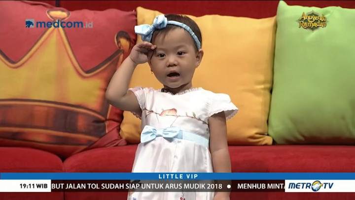 Velyn, Balita Pintar Hafal Pancasila dan Indonesia Raya