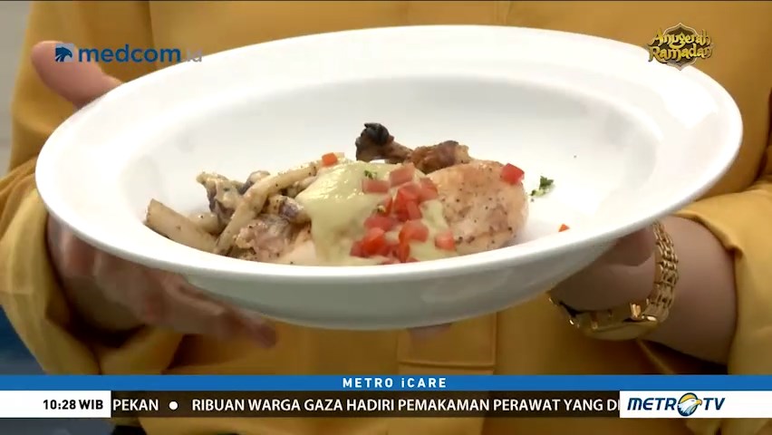 Grill Chicken Breast with Asparagus untuk Menu Buka Puasa