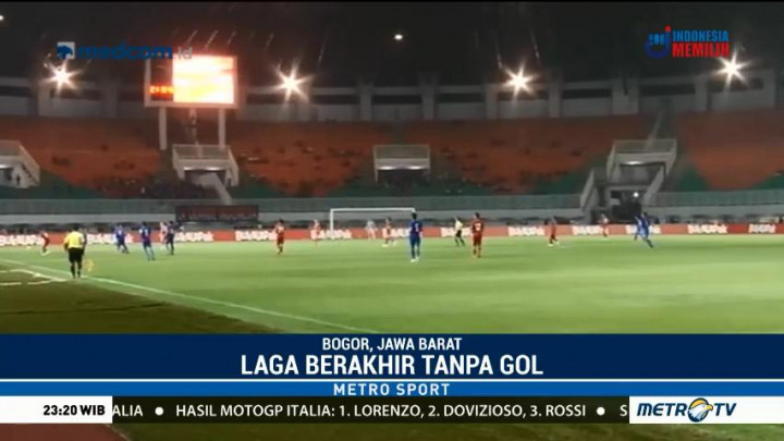 Laga Indonesia vs Thailand Berakhir Tanpa Gol