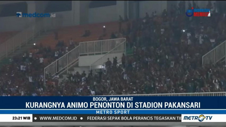 Laga Timnas Indonesia vs Thailand Sepi Penonton