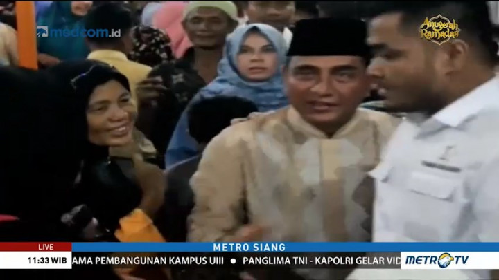 Edy Rahmayadi-Musa Rajekshah Buka Bersama Anak Yatim