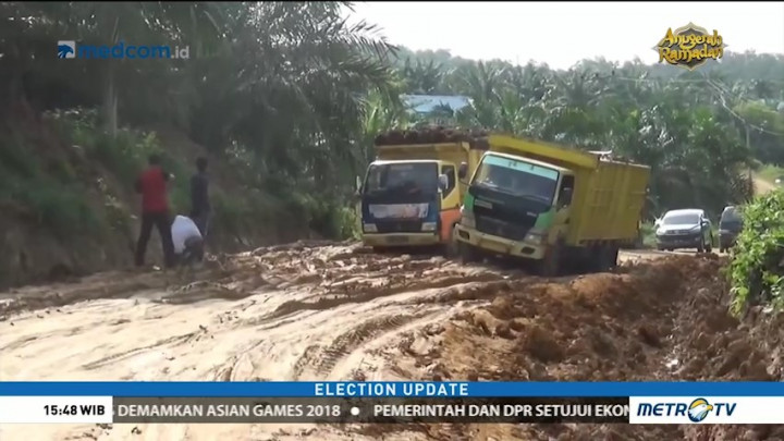 Hampir 400 Km Jalan di Sumsel Rusak