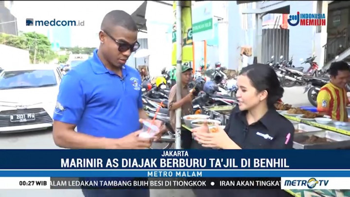 Saat Marinir AS Berburu Takjil Buka Puasa