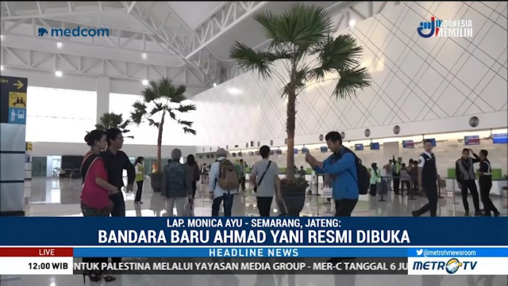 Bandara Baru Ahmad Yani Resmi Dibuka