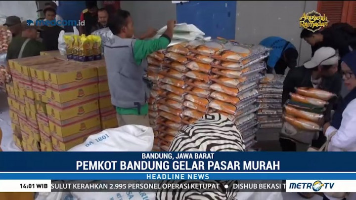 Pemkot Bandung Gelar Pasar Murah