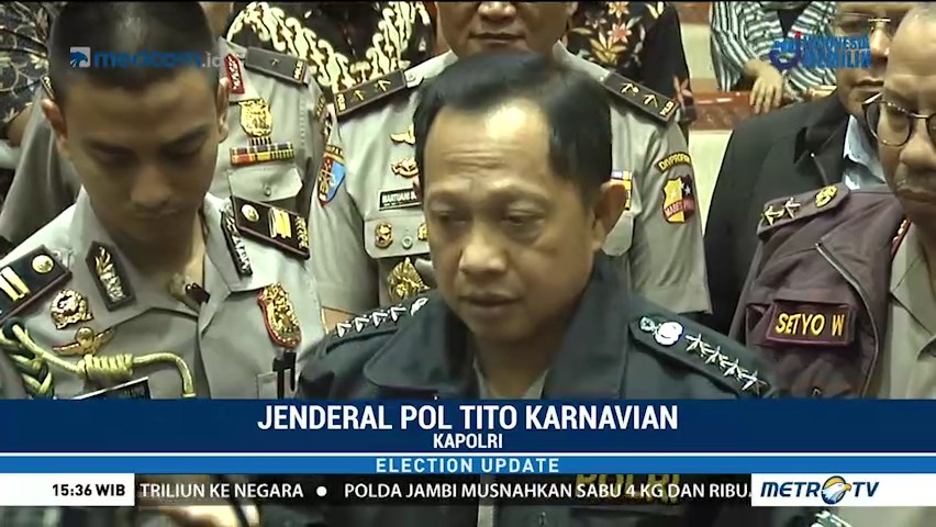 Kapolri Minta Anggaran Polri di RAPBN 2019 Tak Dipangkas