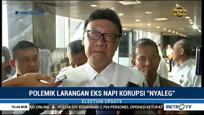 Mendagri: Larangan Eks Koruptor <i>Nyaleg</i> Bertentangan dengan UU