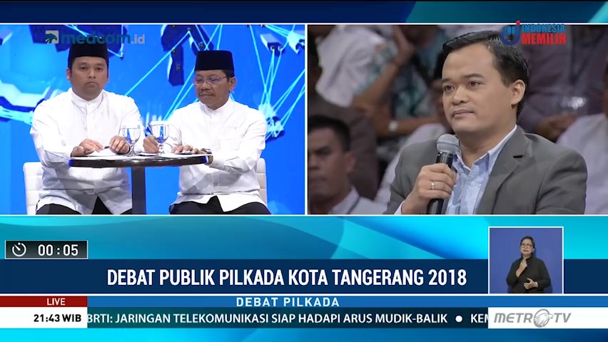 Debat Publik Pilkada Kota Tangerang 2018 (3)