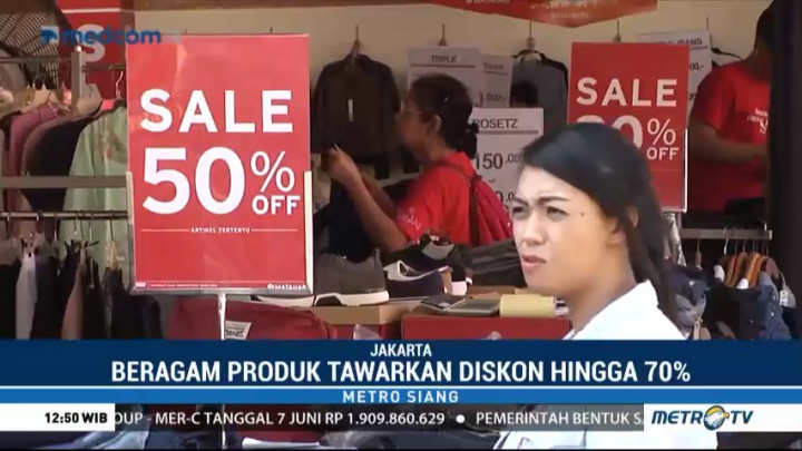 Berbagai Merek Tawarkan Diskon Besar di Jakarta Fair 2018