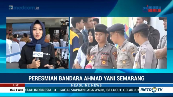 Seribu Personel Amankan Peresmian Terminal Baru Bandara Ahmad Yani