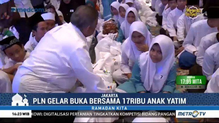 PLN Gelar Buka Puasa Bersama 17 Ribu Anak Yatim