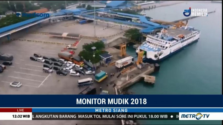 H-7 Lebaran, Pelabuhan Merak Terpantau Normal