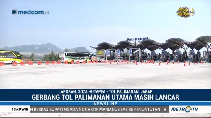 Arus Lalin di Tol Palimanan Terpantau Lengang