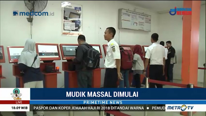 Hari Ini, 25 Ribu Pemudik Berangkat dari Stasiun Pasar Senen