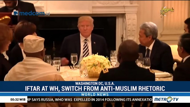 Iftar at White House, Switch from Anti-Muslim Rhetoric