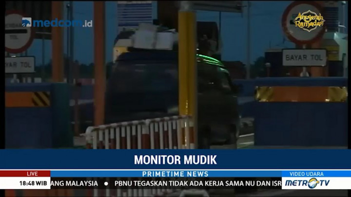Lalu Lintas di Gerbang Tol Pejagan Masih Normal