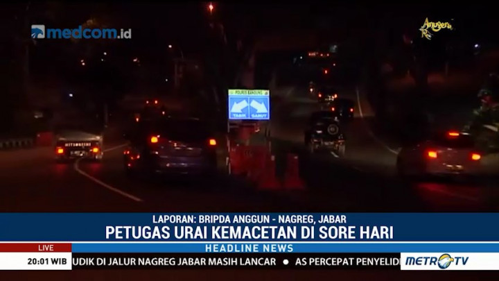 Arus Lalin di Jalur Nagreg Ramai Lancar