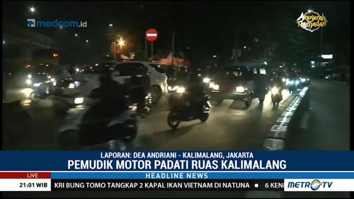 H-6 Lebaran, Jalur Kalimalang Ramai Lancar