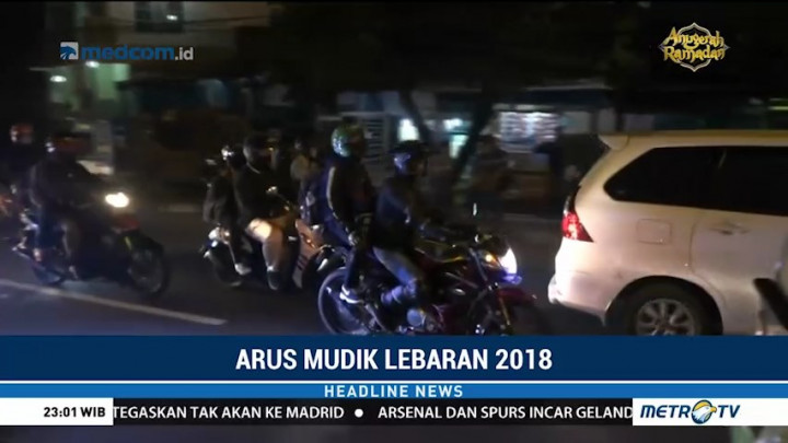 Jalur Arteri Karawang Didominasi Pemudik Sepeda Motor