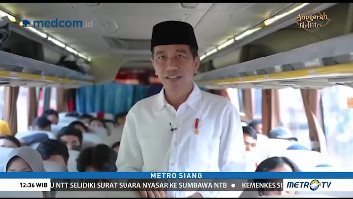 Ucapan Selamat Idul Fitri dari Presiden Jokowi