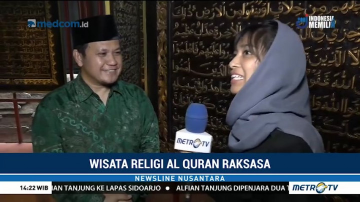 Alquran Raksasa di Palembang Jadi Daya Tarik Wisata Religi