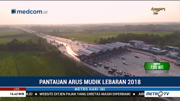 Jumlah Kendaraan Lintasi Gerbang Tol Palimanan Menurun