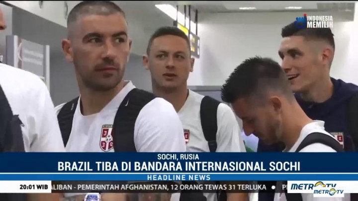 Timnas Serbia Bertolak ke Rusia