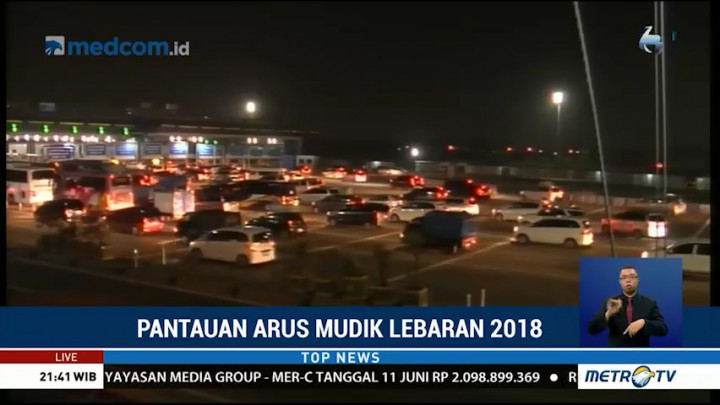 66 Ribu Kendaraan Lintasi GT Cikarang Utama Hari Ini