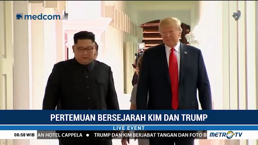 Pertemuan Bersejarah Trump dan Kim Jong-un (4)