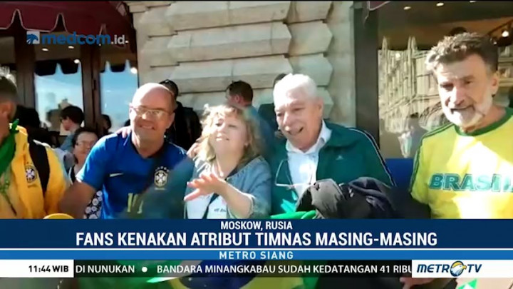 Suporter dari Berbagai Negara Mulai Berdatangan ke Rusia