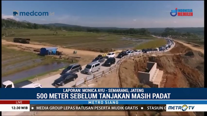 Kepadatan di Tol Salatiga-Kartasura Terjadi Jelang Jembatan Kenteng