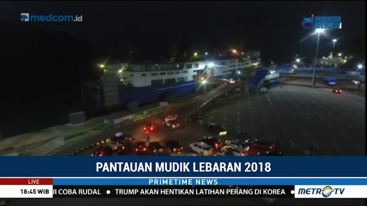 Belum Ada Kepadatan Pemudik di Pelabuhan Merak