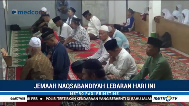 Jemaah Naqsabandiyah Sumbar Lebaran Hari Ini