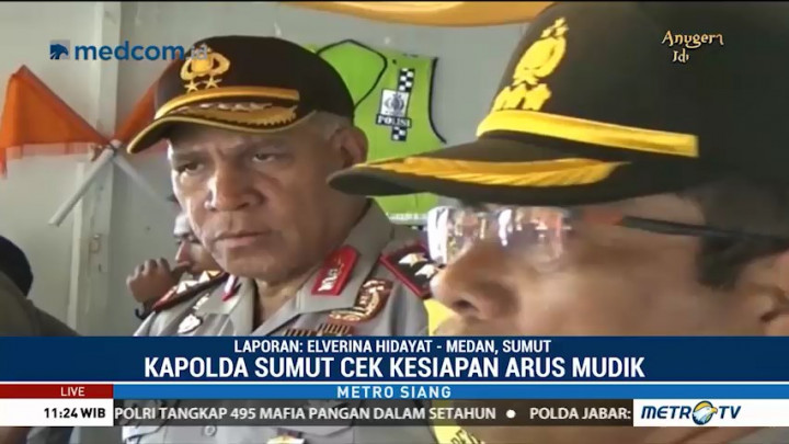 Kapolda Sumut Tinjau Arus Mudik dan Jalur Wisata