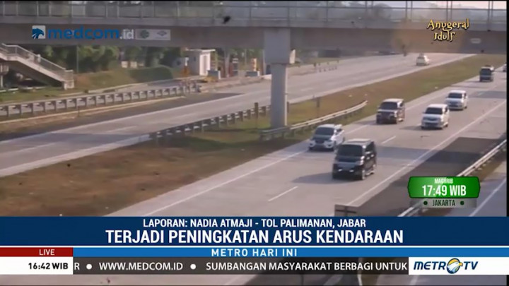 Arus Kendaraan di Tol Palikanci Meningkat