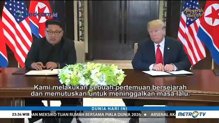 Pertemuan Trump dan Kim Dinilai Simbolis